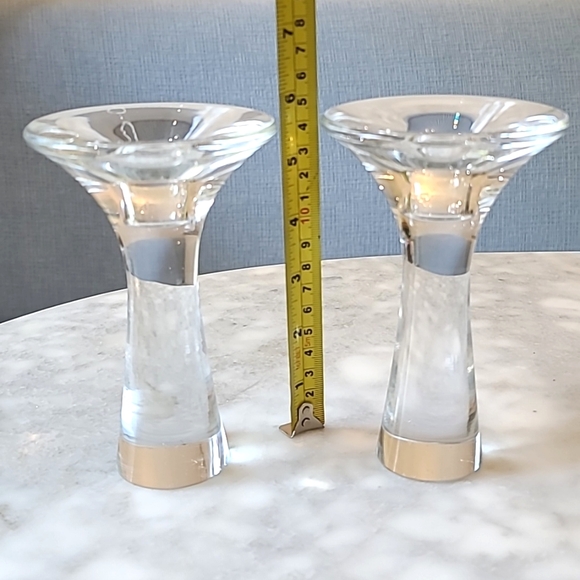 Tapio Wirkkala Iittala Finland 3412 Candlestick Pair - Picture 5 of 6